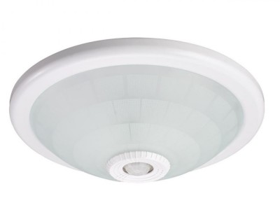 Plafoniera cu senzor de miscare 2xE27 300x97mm, max. 2x40W, max 6m, 360 10s-3min IP20, garantie 3 ani foto