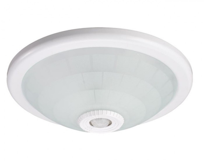 Plafoniera cu senzor de miscare 2xE27 300x97mm, max. 2x40W, max 6m, 360 10s-3min IP20, garantie 3 ani