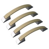 Cumpara ieftin Set 4 Manere din plastic, 2103-04, lungime 134 mm, distanta gauri 96 mm, pin