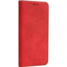 Husa Flip Huawei Y6 2019 Forcell Soft Magnet Rosu foto