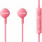 Casti Stereo Originala Samsung Hs1303 Headset Earphone In Ear Cu Telecomanda Pe Fir Roz