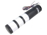 Coloană de Semnalizare LED Roșu/Ambră/Verde QTR50MLF-BZ-3-24-RAG