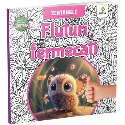 Fluturi Fermecati. Carte De Colorat foto