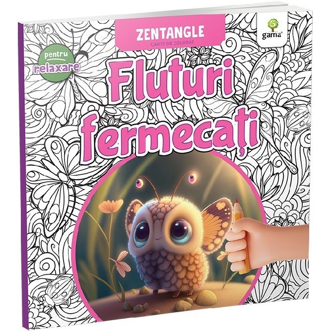 Fluturi Fermecati. Carte De Colorat
