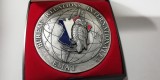QW5 19 - Medalie - tematica militara - Franta - simbol bufnita si spada, Europa