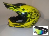 Cască Full Face Moto Cross și ATV - Enduro, Mountain Bike marimi S-M-L-XL +CADOU OCHELARI