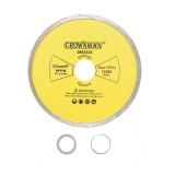 Disc diamantat continuu 125 mm pentru taiere umeda piatra si gresie Crownman