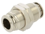 Racord push-in simplu de trecere pentru compartimentare 0,99-20bar