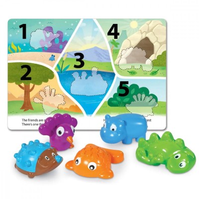 Invatam culorile &amp;amp; numerele cu Spike si prietenii PlayLearn Toys foto