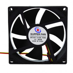 Ventilator 80x80x25mm cu 2 fire 12V 0.25A pe lagar Vapo KF8025H12S DALBI