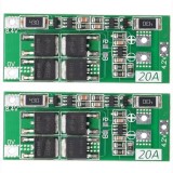 Set 2 bucăți &ndash; Modul BMS 2S 20A 7.4V cu balansare &ndash; schemă inclusă