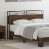 Tăblie de depozitare Pe perete Stejar brun 140 cm Lemn compozit
