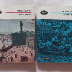 EDGAR QUINET - OPERE ALESE, VOL. I + VOL. II