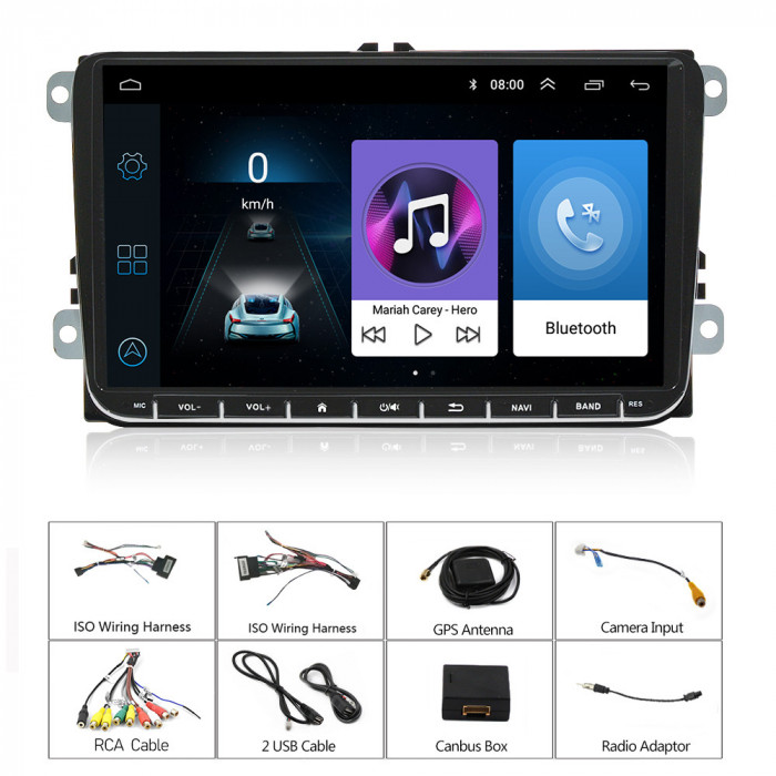 Navigatie dedicata Volkswagen, Skoda , Seat /9 inch / Android / Wifi /GPS