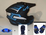 Cumpara ieftin Set casca moto-atv-trotineta-enduro+Ochelari+Manusi+Cagula ,marimi disponibile L,XL,si XXL