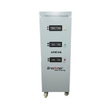 Stabilizator de tensiune trifazat 45 kVA cu servomotor, bypass si LCD