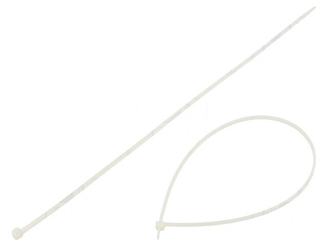 Colier de str&acirc;ngere poliamidă 370mm 3,6mm naturală