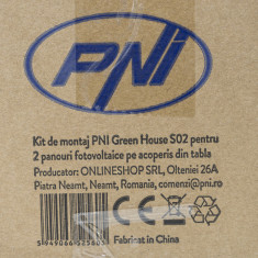 Kit de montaj PNI Green House S02 pentru 2 panouri fotovoltaice pe acoperis din tabla foto