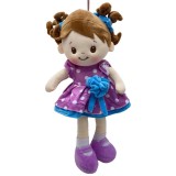 Papusa Plus Andreea Mov 40cm, Canta Romana, Baterii Incluse, 3 ani+