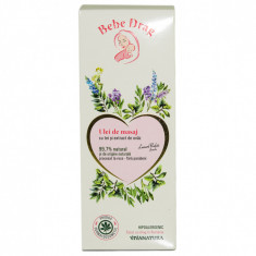 Ulei masaj cu tei si extract de ovaz "bebe drag" 250ml viva natura