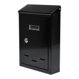 Cutie postala neagra 285x200x60 mm VOREL