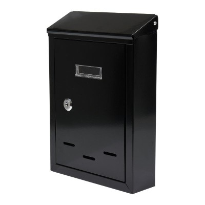 Cutie postala neagra 285x200x60 mm VOREL foto
