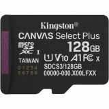 Card de Memorie MicroSDXC Kingston Select Plus, 128GB, Clasa 10 UHS-I Performance