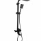 Coloana de dus Mixxus KUB-009-J NEGRU, 120 cm baterie si para, monocomanda, furtun flexibil Innovative ReliableTools