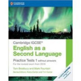 Cambridge IGCSE&reg; English as a Second Language Practice Tests 1 without Answers: For the Revised Exam from 2019 - Tom Bradbury, Mark Fountain