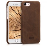 Husa pentru Apple iPhone 8 / iPhone 7 / iPhone SE 2, Piele naturala, Maro, 39345.05, Carcasa, Kalibri