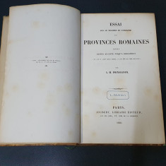 A. M. POINSIGNON - Essai sur le nombre et l'origine des Provinces Romaines 1846