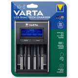 Cumpara ieftin Varta incarcator inteligent 4 canale Ni-Mh / Li-Ion 4h LCD Dual Tech Charger 57676