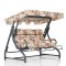 Balansoar de gradina cu 3 locuri Extensibila Shalom, Multicolor , 200 x 165 x 110 cm