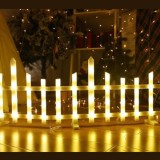 Gard decorativ interconectabil, 3m, 160LED, alb cald, 220V, IP65