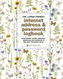 Wildflower Garden Large Internet Address &amp; Password Logbook