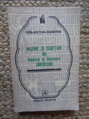 MAXIME SI CUGETARI DIN FOLCLORUL SI LITERATURA AMERICANA