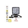 Proiector LED JBM lumina difuza 27W 1450lm IP68 10-40V pentru Off-road, Utilaje, Camioane, Magnetizat