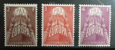 Luxembourg 1957 Europa CEPT MLH AC.346 foto