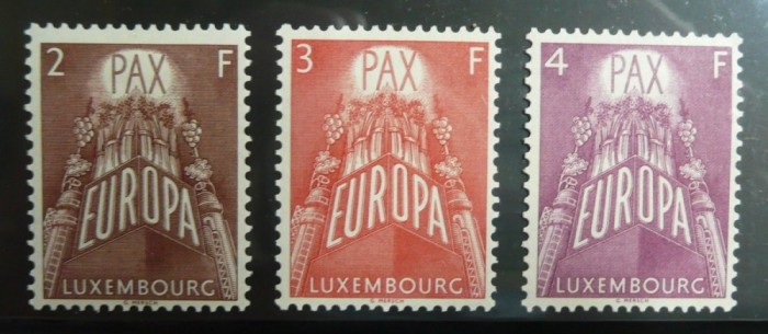 Luxembourg 1957 Europa CEPT MLH AC.346