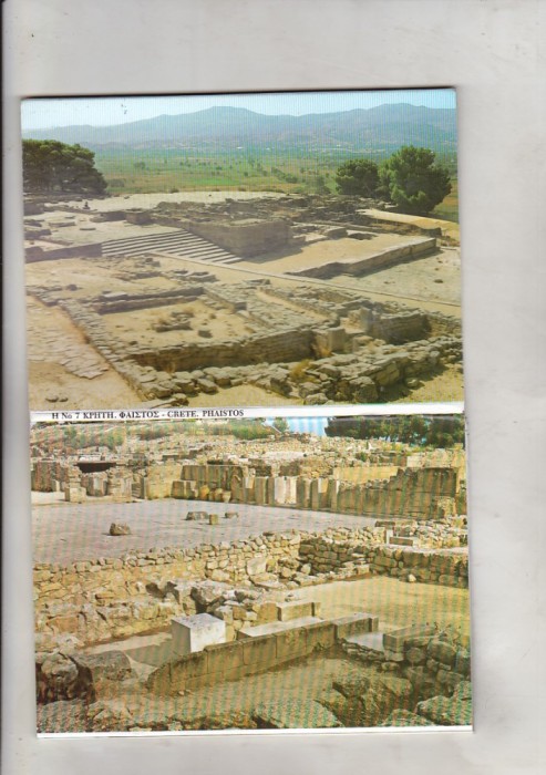 bnk cp Grecia - Creta - pliant cu 8 cp necirculate