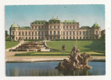 AT1 -Carte Postala-AUSTRIA-Viena, Belvedere Castle , circulata 1964