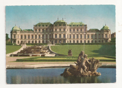 AT1 -Carte Postala-AUSTRIA-Viena, Belvedere Castle , circulata 1964 foto