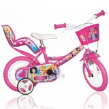 Bicicleta pentru copii Princess DB-124RL-PRI Dino Bikes, 12 inch