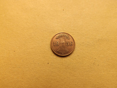 Germania 1 Reichspfennig / Pfennig 1936 A foto