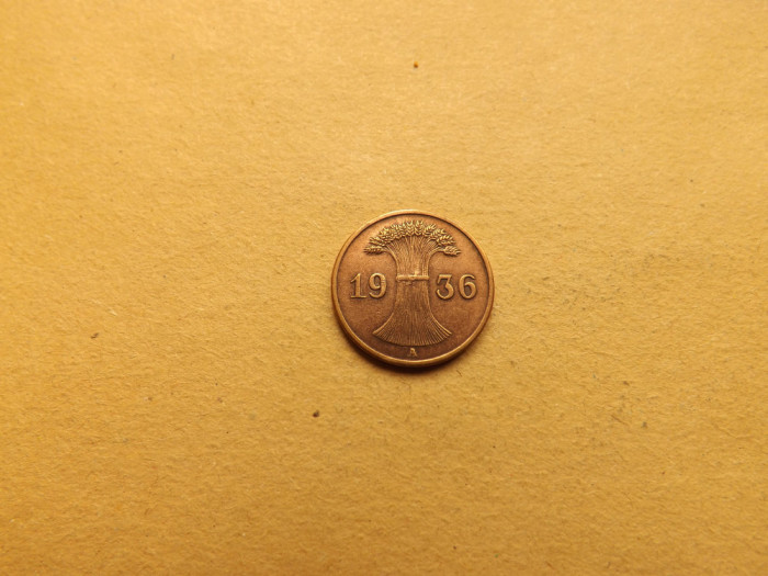 Germania 1 Reichspfennig / Pfennig 1936 A
