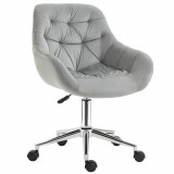 Cumpara ieftin Vinsetto scaun ergonomic de birou, 59x58x80-90 cm, gri | AOSOM RO