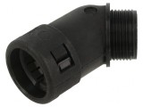 Conectori &icirc;n unghi 90&deg; Filet metric, Poliamidă 6