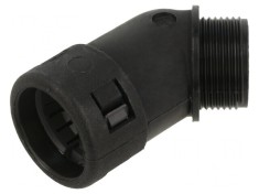 Conectori &icirc;n unghi 90&deg; Filet metric, Poliamidă 6