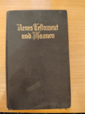 Neues Testament und Psalmen, Stuttgart, 1950, stare buna! foto