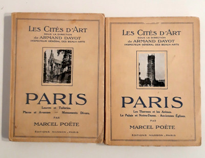 Carte veche 1925 Marcel Poete Paris orasul artelor limba franceza foto
